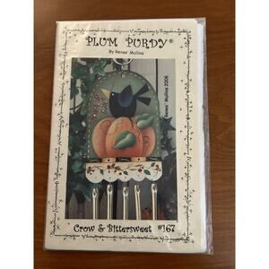 Plum Purdy Designs Fall Crow And Bittersweet Chime #167 Pattern/Instructions ‘08